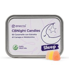 Enecta CBNight Gummies 60 szt., 300 mg CBD, 9 mg melatoniny, 120 g
