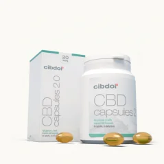 Cibdol CBD Softgels capsules 20%, 60x32mg, 1920 mg