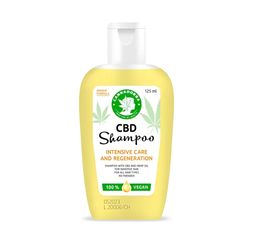Cannadorra CBD shampoo, 62 mg CBD, 125 ml Cannadorra CBD shampoo, 62 mg CBD, 125 ml