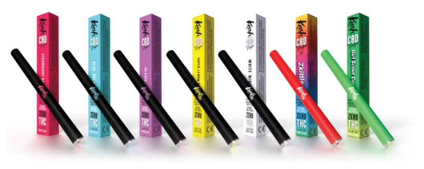 Kush Vape CBD Vaporizačné pero, All 7 in 1 set, 1400 mg CBD