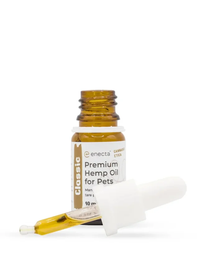* Enecta CBD konopný olej pre zvieratá 5%, 500 mg, 10 ml