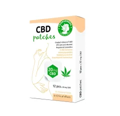 Cannadorra CBD-laastarit, 240 mg CBD, THC-vapaa, 12 kpl