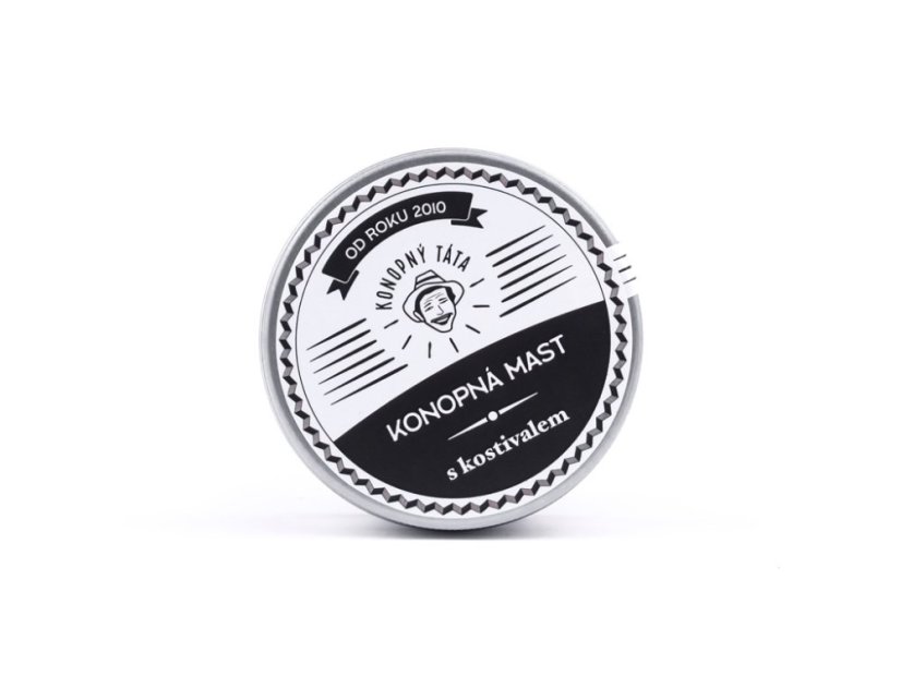 Konopny Tata Hamppuvoide Comfreyn kanssa, 90 mg CBD, 80 ml