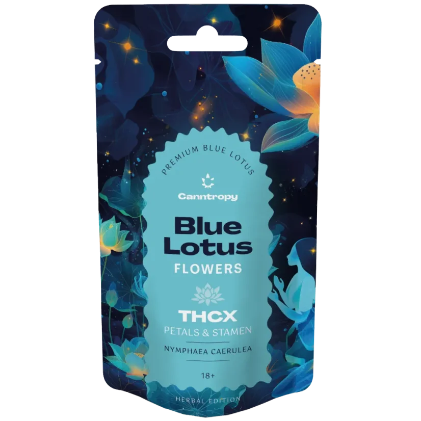 Canntropy THCX Blue Lotus -kukka, 5 % THCX, 3 g - 100 g