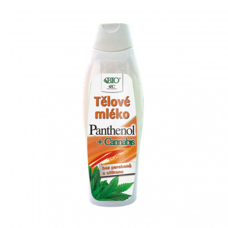 Bione Telové mlieko  Panthenol + Cannabis 500 ml