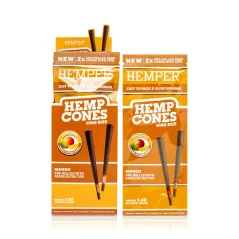 Cones de cânhamo HEMPER King Size com ponta de papel 2 unidades - Manga