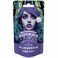 Canntropy CBD Flowers Blueberry Cookies, CBD 25 %, 1 g - 100 g