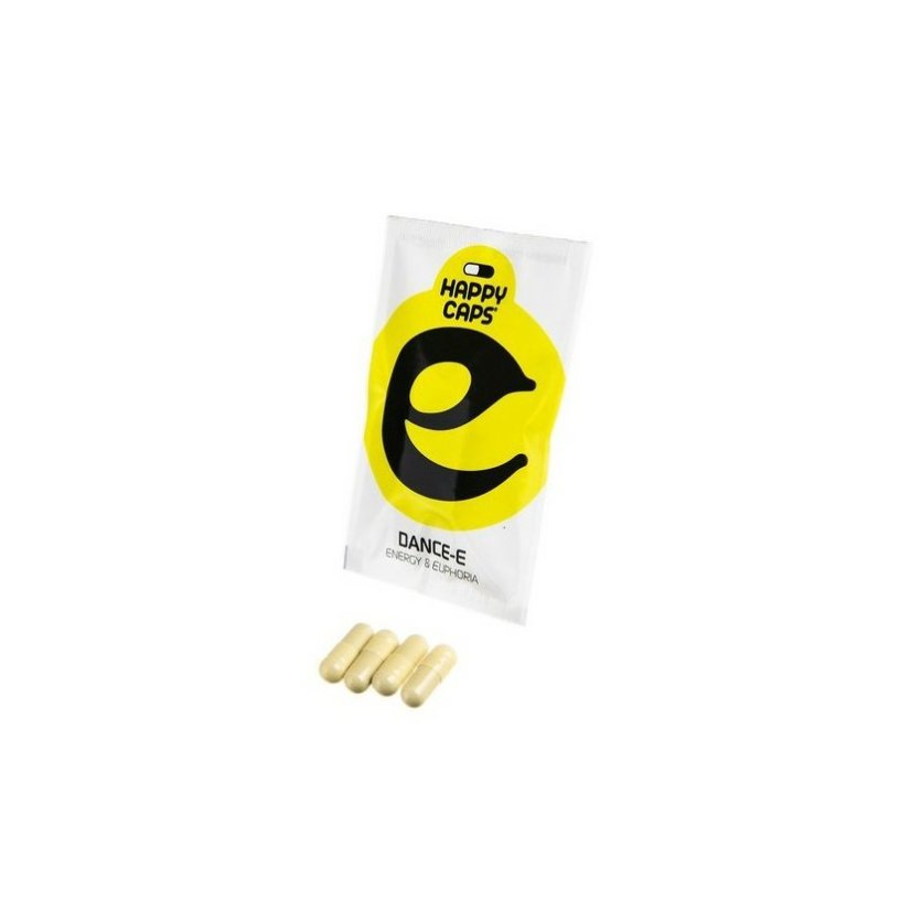 Happy Caps Dance E - Energia- ja euforiakapselit (ravintolisä), 10 kpl:n pakkaus, 40 g