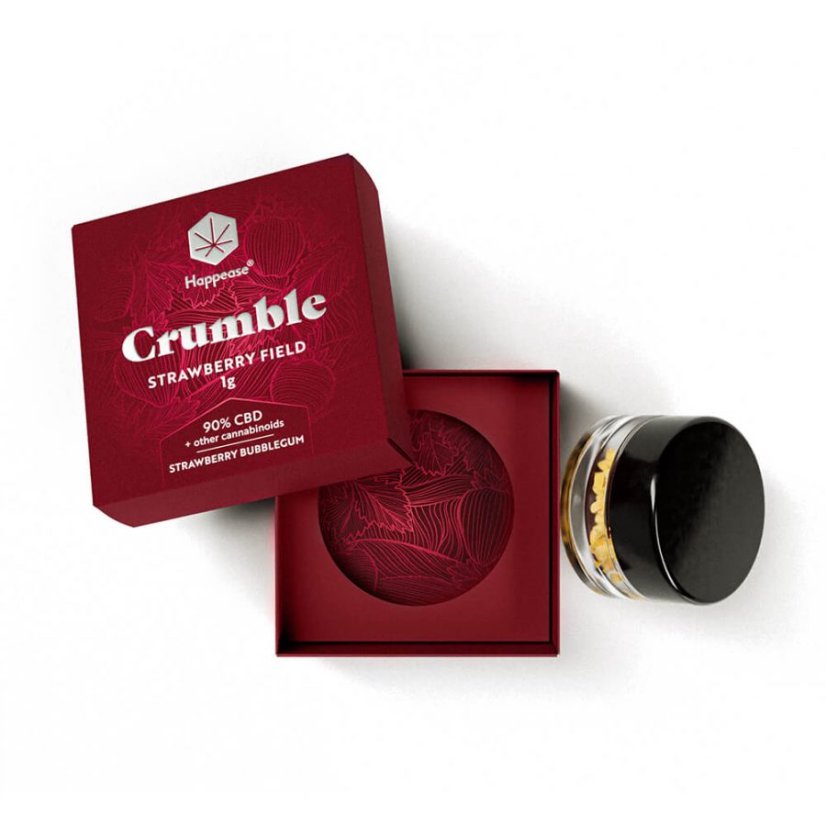 Happease - Extrakt Strawberry Field Crumble, 90% CBD, 1 g