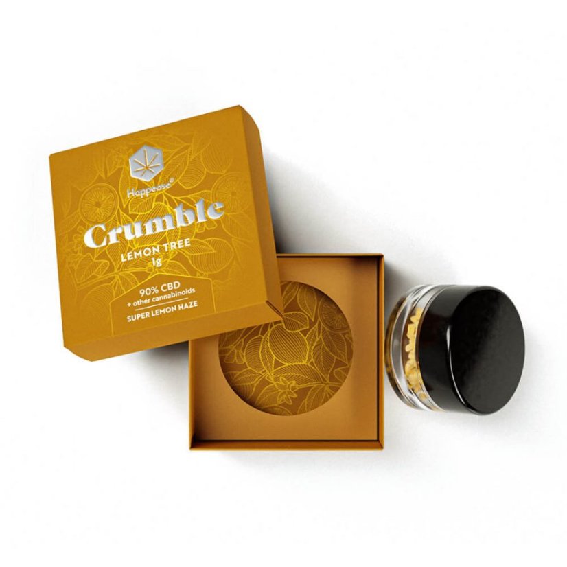 Happease - Extrakt Lemon Tree Crumble, 90% CBD, 1 g