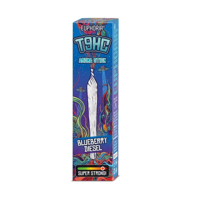 Euphoria T9HC Aromaattisauva Blueberry Diesel, 1 kpl