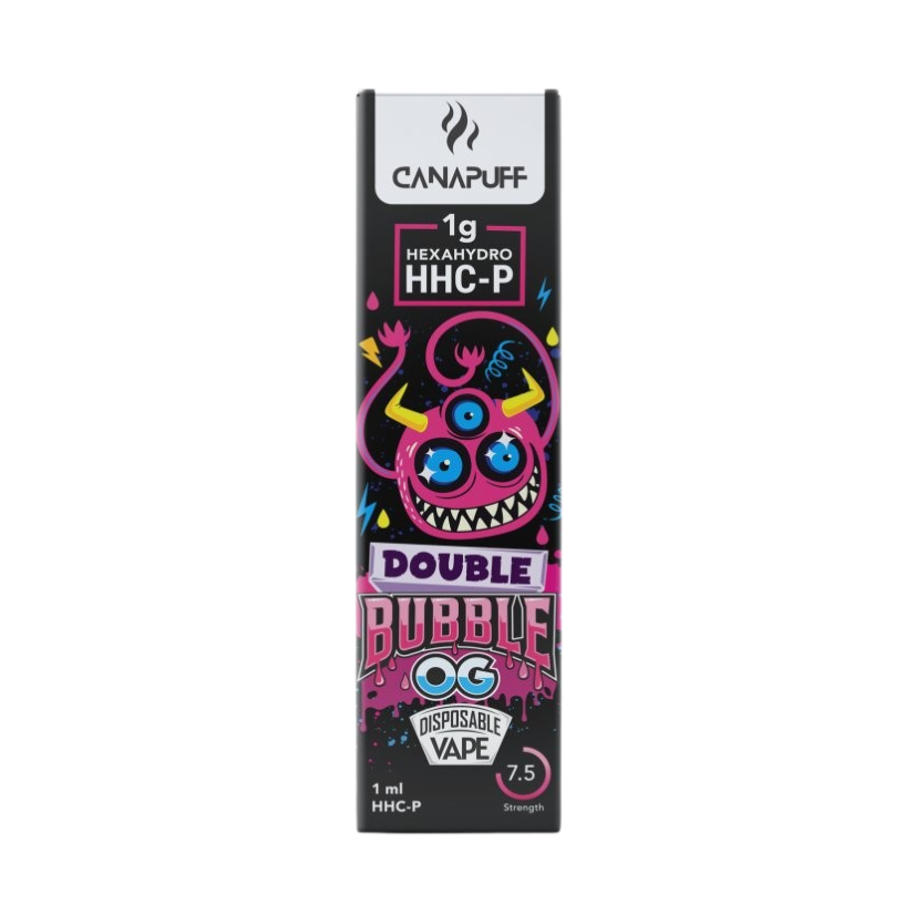 hhcp disposable vape CanaPuff Double Bubble OG 96 % HHC-P