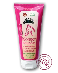 Herbavera Bálsamo tibio para caballos con cáñamo, capsaicina y canela, 200 ml