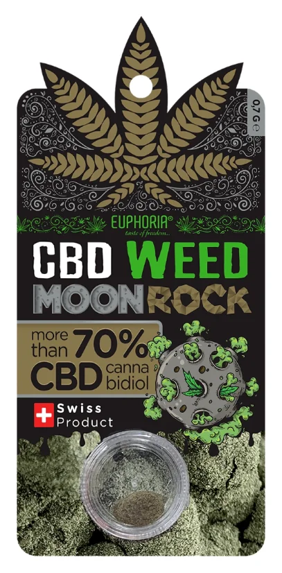 Euphoria 70 % CBD Moon Rock, 0,7 grammaa