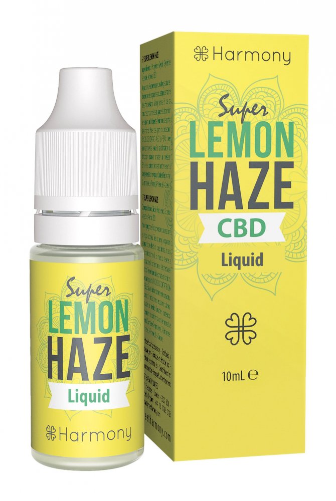 Harmony CBD Liquid Super Lemon Haze 10ml, 30-600 mg CBD Harmony CBD Liquid Super Lemon Haze 10ml, 30-600 mg CBD