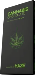 HaZe Cannabis Dark Chocolate s konopnými semienkami - kartón (15 tyčiniek), 1200 g
