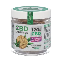 Euphoria CBD Cookies White Widow, 12 kpl, 120 mg CBD, 120 g