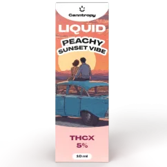 Canntropy THCX Liquid Peachy Sunset Vibe, THCX 5%, 10 ml