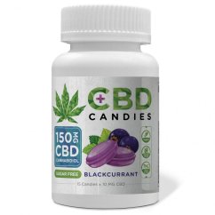 Euphoria CBD Makeiset Mustaherukka 150 mg CBD, 15 kpl x 10 mg, 100 g