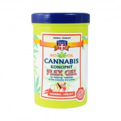 Palacio Gel de masaje CANNABIS FLEX tibio, 380 ml