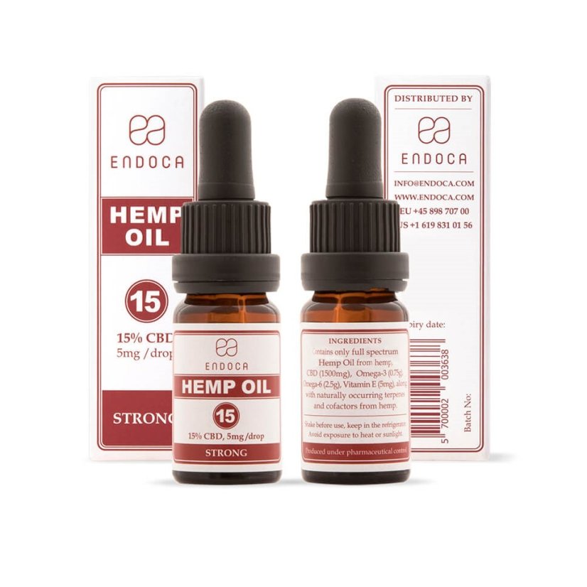 Endoca Hamppuöljy 4500 mg CBD (15%), 30 ml