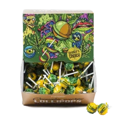 Euphoria Cannabis Energy Lollipop rasa ganja (200 x 12 g)