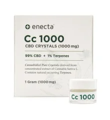 Enecta Cristales de CBD (99%), 1000 mg, 1 g