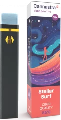Cannastra CBG9 Vape Pen Stellar Surf na jedno použitie, CBG9 85% kvalita, 1 ml