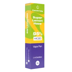 Canntropy H4CBD Vape rašiklis Super citrinų migla 95%, 1 ml