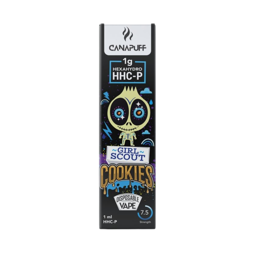 CanaPuff Girl Scout -keksejä 96 % HHCP - Kertakäyttöinen vape pen, 1 ml
