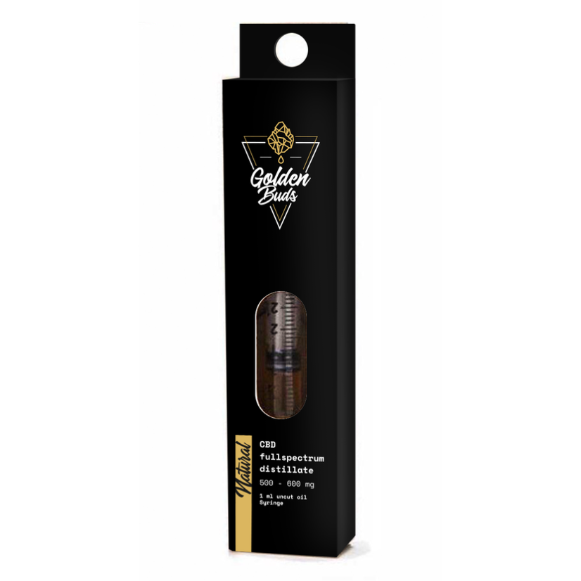 Golden Buds CBD 濃縮ジェラート シリンジ入り、60%、1 ml、600 mg