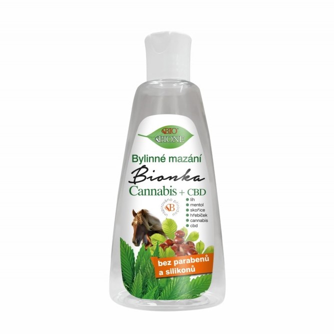 Bione Bio Bionka kasviperäinen tonic Kannabis ja CBD, 200 ml
