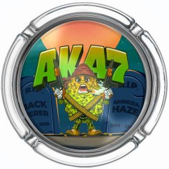 Best Buds Pieni lasinen tuhkakuppi AK47