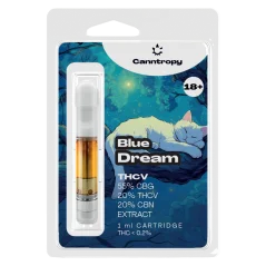 Canntropy THCV-kassett Blå dröm - 20 % THCV, 60 % CBG, 20 % CBN, 1 ml