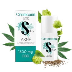 Annabis Cremcann Silver 1300 mg CBD Organic Local Cream, 30 ml