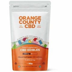 Orange County CBD Bears -matkapakkaus, 200 mg CBD, 12 kpl, 50 g