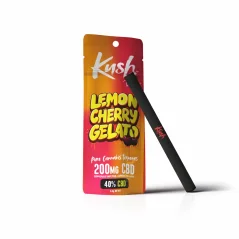 Kush Vape CBD vape pero Lemon Cherry Gelato, 200 mg CBD, 0,5 ml