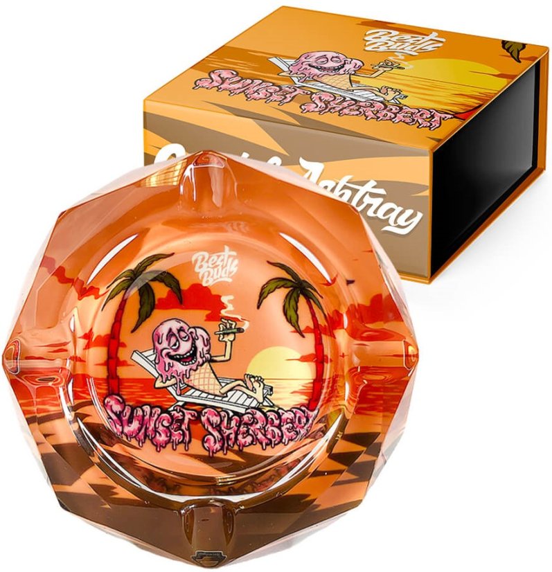Best Buds Crystal Tuhkakuppi lahjarasialla, Sunset Sherbet