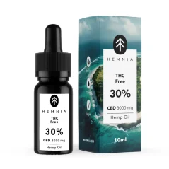 Hemnia CBD olaj 30% THC mentes, 3000 mg, 10 ml