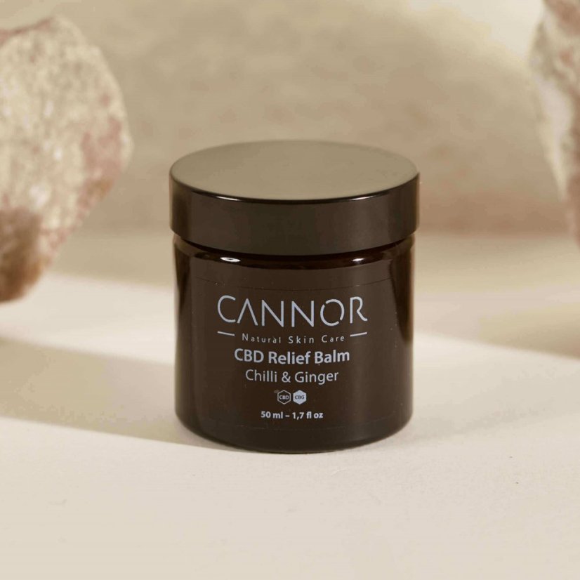Cannor Balsami lihasten ja nivelten rentouttamiseen CBD Relief Balsami, 50 ml