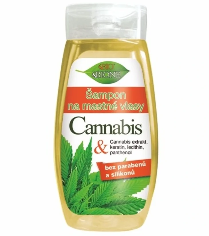 Bione Shampoing au cannabis pour cheveux gras, 260 ml