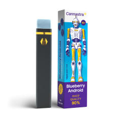 Cannastra HHCP Vape Pen Blueberry Android, qualité HHCP 90%, 1 ml