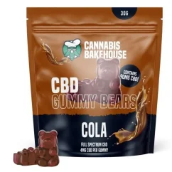 Cannabis Bakehouse CBD Gummi Bears - Cola, 22 kpl x 4 mg CBD, 30 g
