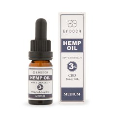 Endoca Chocolate Mint Hemp Oil 300 mg CBD (3%), 10 ml