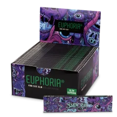 Euphoria Papieriky na balenie Kingsize Slim Psychedelic, 32 kusov