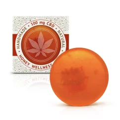 Cannaline Honey Wellness CBD Handmade Soap, 100 mg CBD, 103 g