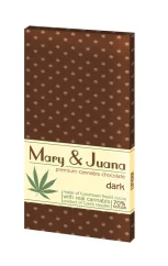 Euphoria Mary & Juana tume šokolaad kanepiseemnetega (70% kakaod), 80 g