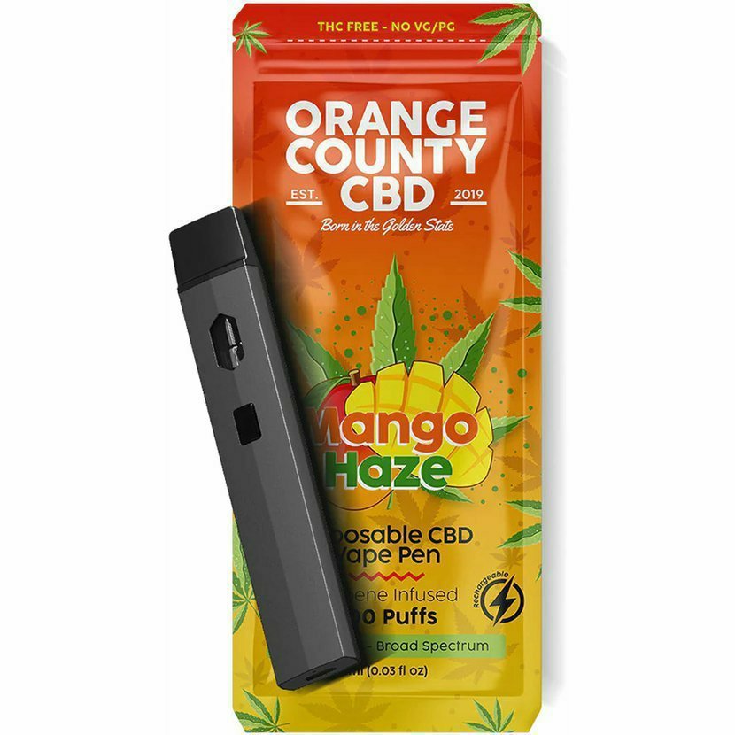 Orange County CBD Vape Pen Mango Haze, 600 mg CBD, 1 ml Orange County CBD Vape Pen Mango Haze, 600 mg CBD, 1 ml