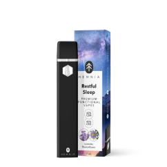 Hemnia Premium Functional Vape Pen Restful Sleep – 40 % CBD, 60 % CBN, laventeli, passionkukka, 1 ml