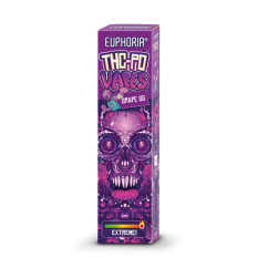Euphoria THCPO Kertakäyttöinen Vape Pen Grape OG, 90 % THCPO, 2 ml
